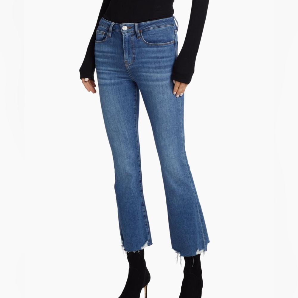 FRAME Le Crop Mini Boot-Leg Jeans, Size 30/US‎ 12